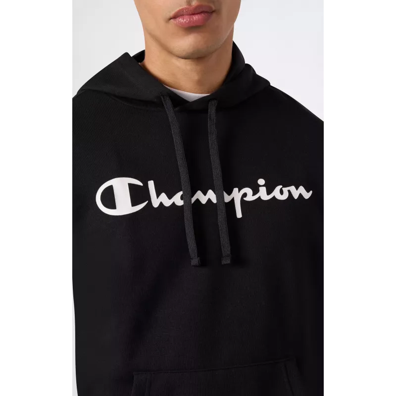 Champion felpa con cappuccio uomo nero 221917 KK001 L