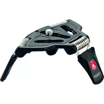 Manfrotto MP3-BK treppiede da tavolo con testa a sfera integrata, nero