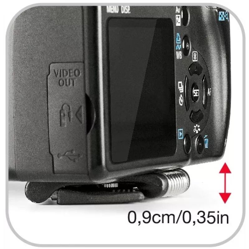 Manfrotto MP3-BK treppiede da tavolo con testa a sfera integrata, nero