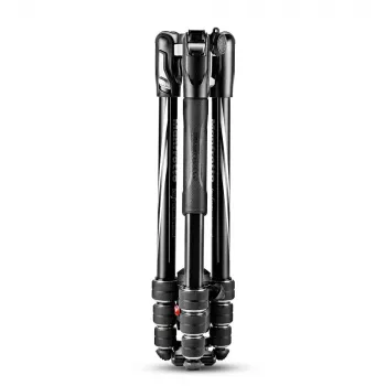 Manfrotto MKBFRTA4BK-BH treppiede da viaggio Befree Advanced con testa a sfera, nero