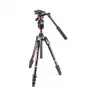 Manfrotto MVKBFRTC-LIVE kit treppiede video in fibra di carbonio con testa fluida Befree Live