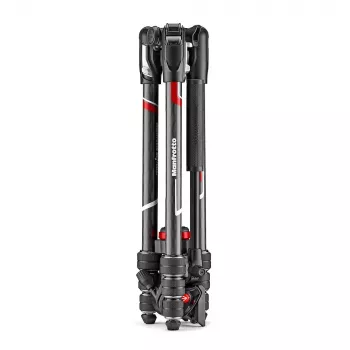 Manfrotto MVKBFRTC-LIVE kit treppiede video in fibra di carbonio con testa fluida Befree Live