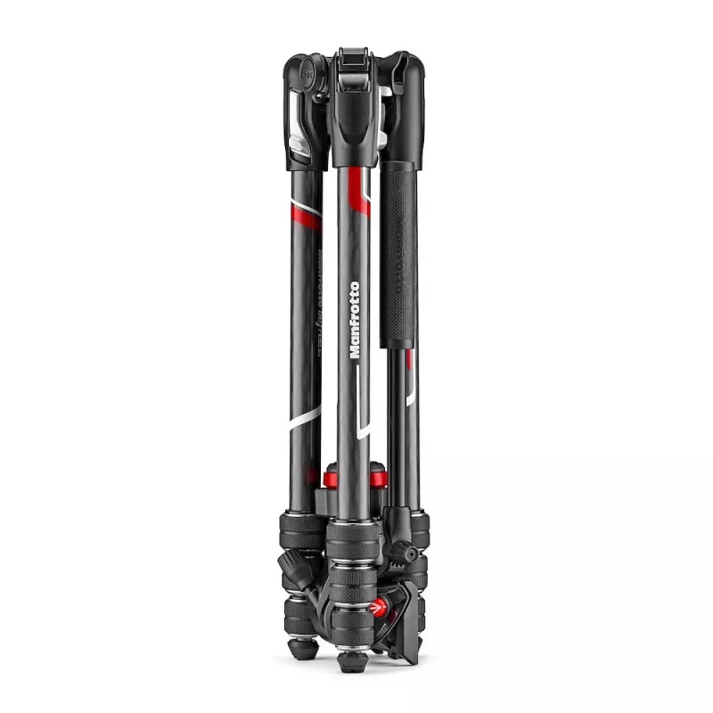Manfrotto MVKBFRTC-LIVE kit treppiede video in fibra di carbonio con testa fluida Befree Live