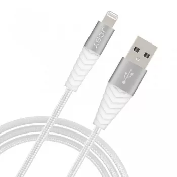 JOBY cavo di ricarica e sincronizzazione Lightning, 1,2 m, bianco (JB01812-BWW)