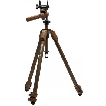 Manfrotto ALPHA S.H.O.T. Grip PRO Kit, treppiede in alluminio con testa a impugnatura, 8 kg (MK-R03-SD)