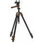Manfrotto ALPHA S.H.O.T. Grip PRO Kit Carbon, treppiede con testa a impugnatura, 8 kg (MK-R05-SD)