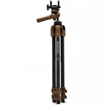Kit treppiede con testa a impugnatura Manfrotto ALPHA S.H.O.T. Grip PRO Carbon, 8 kg (MK-R05-SD)