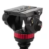 Manfrotto 055 sistema treppiede video in fibra di carbonio con testa fluida 502AH