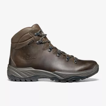 Scarpa Terra GTX scarpe da trekking uomo, GORE-TEX Extended Comfort, tomaia in pelle pieno fiore, suola Vibram, marrone, EU 44