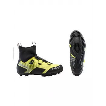 Northwave Celsius XC scarpe MTB invernali nero/giallo fluo