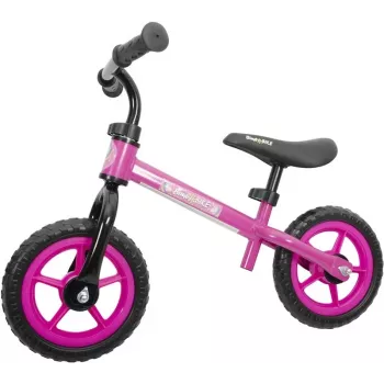 Bicicletta Balance 10 rosa - bicicletta per bambini ultraleggera con pneumatici EVA antipunzione, sella e manubrio regolabili, da 18 mesi a 5 anni, max. 25 kg