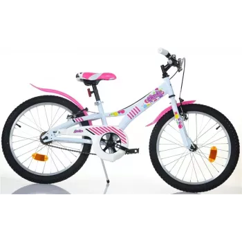 Bicicletta per bambini Candy 20 77330 bianco/rosa