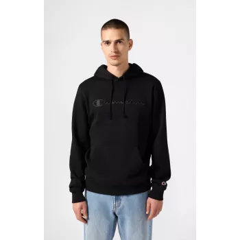 Champion Felpa con cappuccio uomo nero 220271 KK001 L