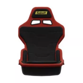Sabelt SRP-1 sedile da simulazione racing, guscio in fibra di vetro, design Formula, imbottito - Racing Black