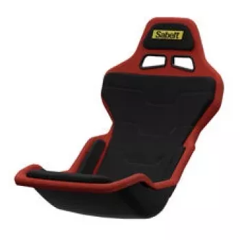 Sabelt SRP-1 sedile da simulazione racing, guscio in fibra di vetro, design Formula, imbottito - Racing Black