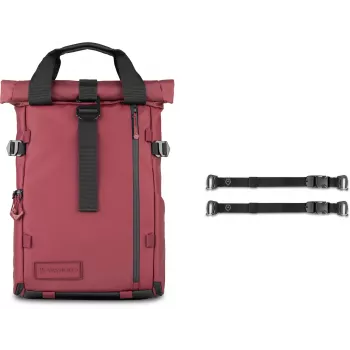 Zaino quotidiano compatto Wandrd PRVKE 15L, Rhone Burgundy (PK15-RB-PB-4)