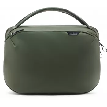 Borsa weekender in stile duffel a forma stabile Peak Design Travel Weekender 25L, Sage (BTRW-25-SG-2)