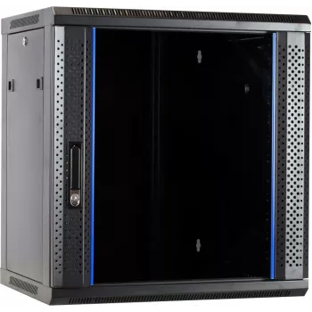 DSIT armadio server da parete 12U con porta in vetro 600x450x634 mm
