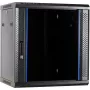 DSIT armadio server da parete 12U con porta in vetro 600x450x634 mm
