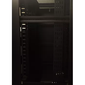 DS-IT pannello verticale per gestione cavi 32U nero