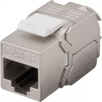 DSIT keystone jack CAT8 STP da crimpare, modulo RJ45 schermato DS-KC-STP8-TL
