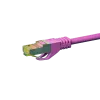 DSIT cavo patch di rete Cat.7 S/FTP (PiMF) RJ45, rosa, 0,50 m