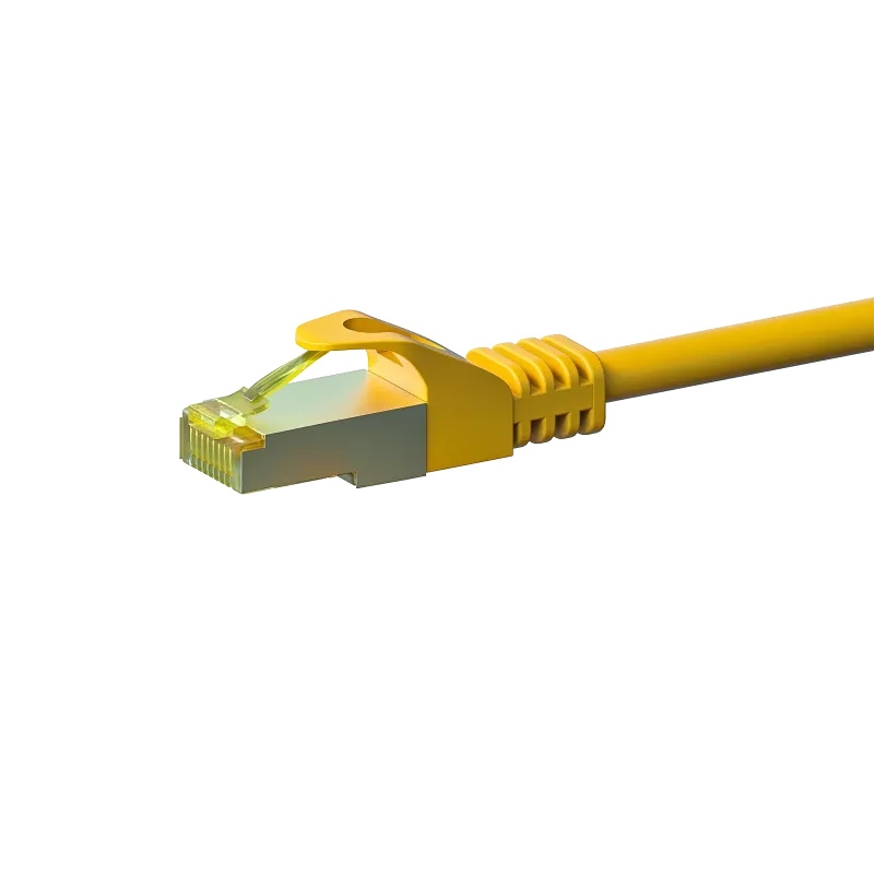 DSIT cavo di rete Cat.7 S/FTP PiMF RJ45, 3m, giallo - 10Gbps, 600MHz, PoE++