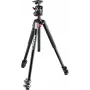 Manfrotto 190XPRO3 Treppiede in alluminio con testa a sfera XPRO e piastra a sgancio rapido 200PL-PRO