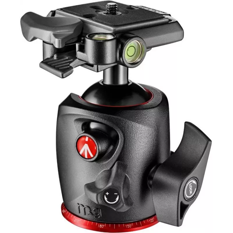 Manfrotto 190XPRO3 Treppiede in alluminio con testa a sfera XPRO e piastra a sgancio rapido 200PL-PRO