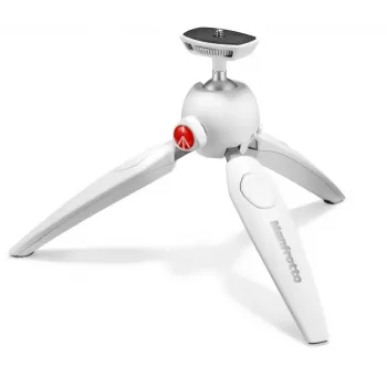 Manfrotto PIXI EVO Mini treppiede bianco con testa a sfera