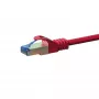 DSIT Cavo patch di rete CAT 6a S/FTP LSOH, 0,25 m, rosso