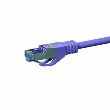 DSIT Cavo di rete CAT 6a LSOH - S/FTP - 0,25 m - viola (DC-6A8-002)