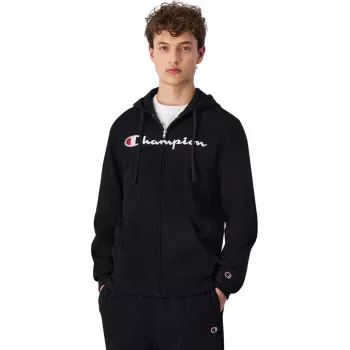 Champion Felpa con cappuccio full zip uomo nero 220255 KK001 M