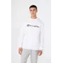 Champion Felpa con cappuccio uomo bianco 221917 WW001 L