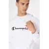 Champion Felpa con cappuccio uomo bianco 221917 WW001 L