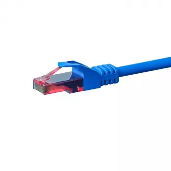 DSIT CAT6 U/UTP cavo di installazione di rete, 50m, blu, 100% rame, rigido, 23 AWG, 250MHz, Eca