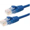 DSIT CAT6 U/UTP cavo di installazione di rete, 50m, blu, 100% rame, rigido, 23 AWG, 250MHz, Eca