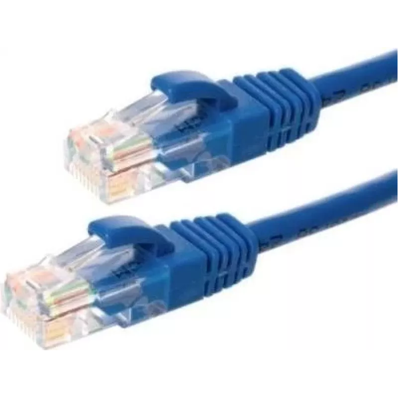 DSIT CAT6 U/UTP cavo di installazione di rete, 50m, blu, 100% rame, rigido, 23 AWG, 250MHz, Eca