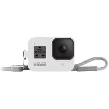 Custodia + cordino GoPro per HERO8 Black, White Hot (AJSST-002)