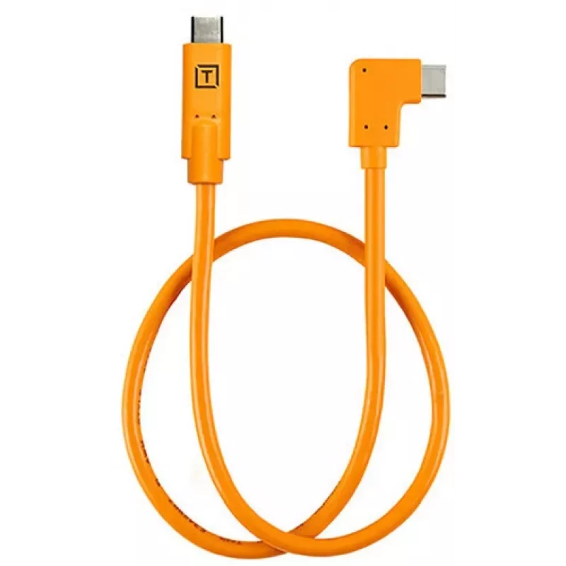 Cavo tethering angolare USB-C a USB-C Tether Tools TetherPro 50 cm, arancione (CUCRTC1-ORG)