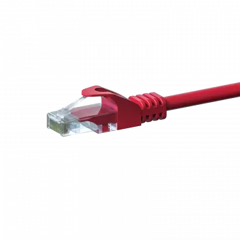 Cavo patch di rete DSIT CAT5e U/UTP, 0,25 m, rosso, 100% rame (DC-55-002)