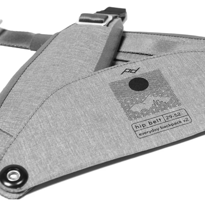 Cintura lombare Peak Design Everyday Hip Belt v2, 29-52 in, Ash (BEDHB-52-AS-2)
