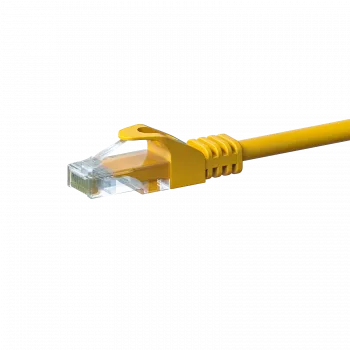Cavo patch di rete DSIT CAT5e U/UTP, 15 m, giallo, 100% rame, RJ45, 1 Gbit/s