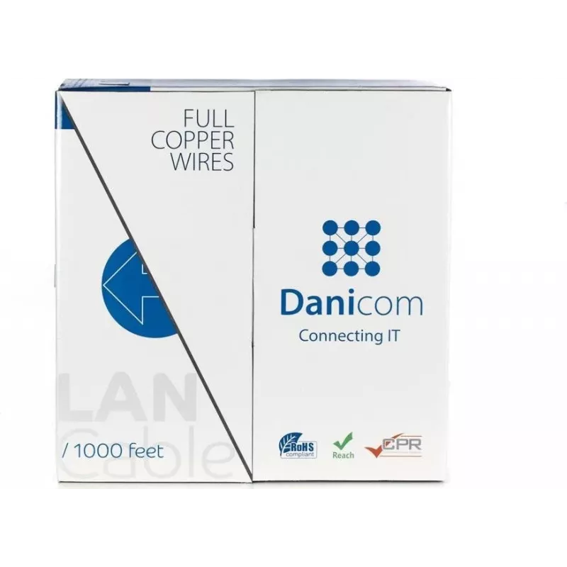 Cavo di rete DSIT DANICOM CAT6 UTP 305 m PVC (Fca) rame pieno