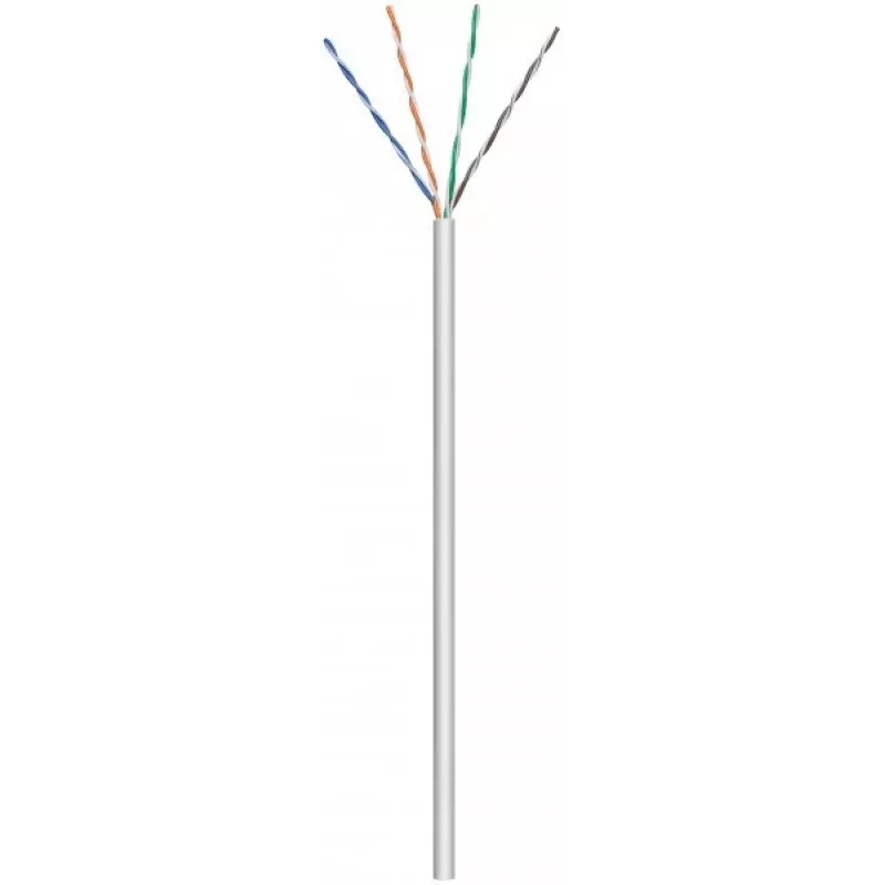 Cavo di rete DSIT CAT6 U/UTP 24/7 flessibile 305 m grigio CCA