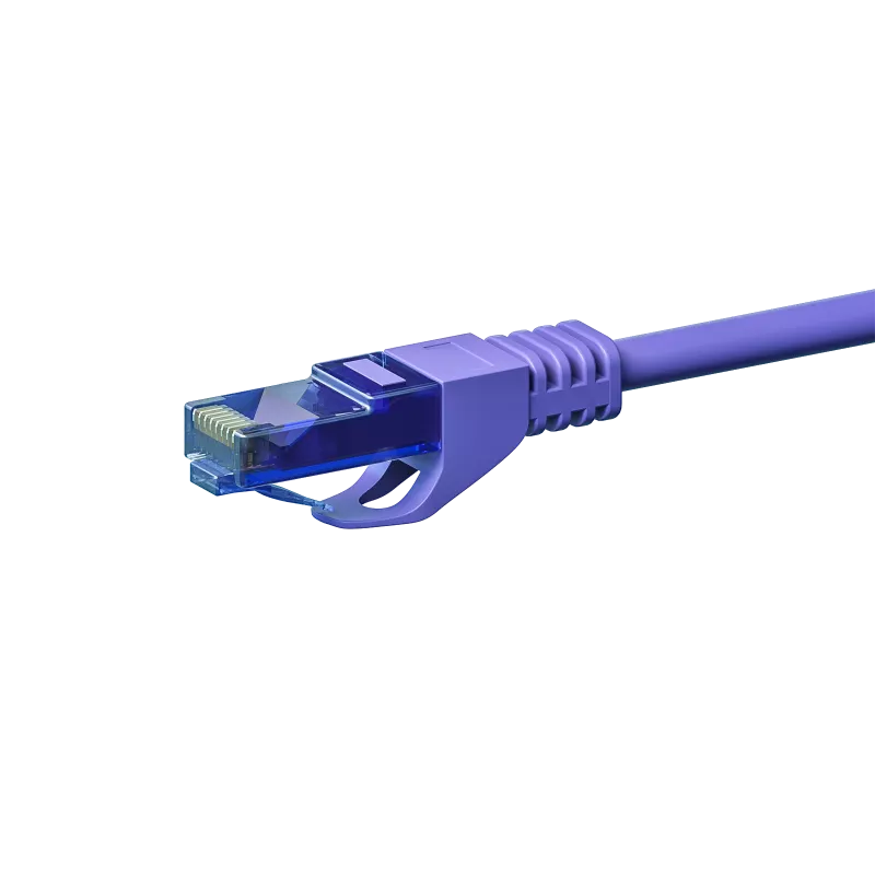 Cavo di rete DSIT CAT6a 100% rame - U/UTP - 2 metri - viola (DC-U6A8-020)
