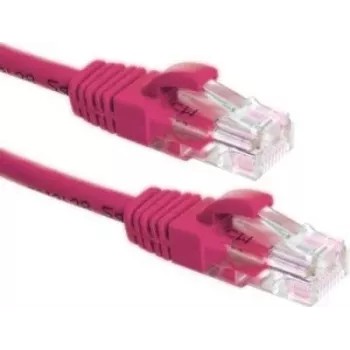 Cavo patch DSIT CAT6a U/UTP 100% rame 7,5 m rosa
