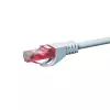 Cavo patch Gigabit Ethernet DSIT CAT6 U/UTP, 0,15 m, bianco, 100% rame, RJ45, 250 MHz, guaina PVC
