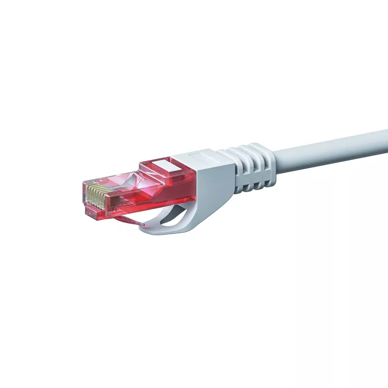 Cavo patch Gigabit Ethernet DSIT CAT6 U/UTP, 0,15 m, bianco, 100% rame, RJ45, 250 MHz, guaina PVC