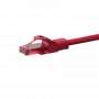 Cavo patch di rete DSIT CAT6 U/UTP, 0,15 m, rosso, 100% rame, RJ45, 10 Gbit/s, 250 MHz, guaina PVC